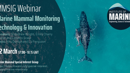 Image for WEBINAR: Marine Mammal Monitoring Technology & Innovation (6850)