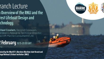 Image for LECTURE: An Overview of the RNLI and the latest Lifeboat Design and Technology (6846)